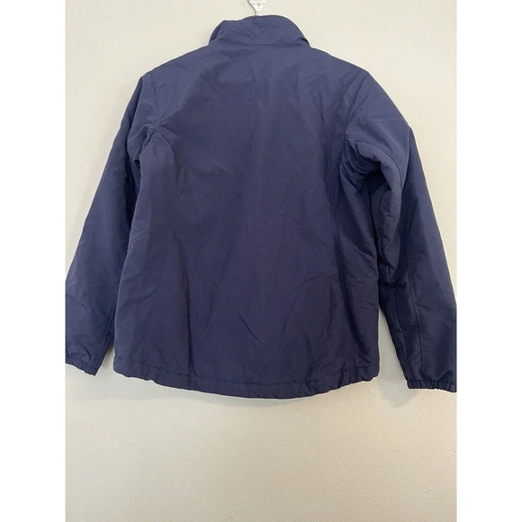 Duluth Trading Jacket Women's M Full Zip Blue Fleece Lined Nylon - Picture 3 of 7